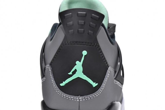 1st Kicks Shoes Glow Air 4 Retro Jordan Green 308497-033 0723